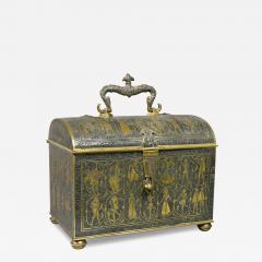 Renaissance Revival Damacened and Bronze Casket - 4130922