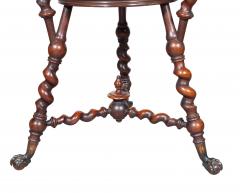 Renaissance Revival Mahogany And Marble Table - 4336538
