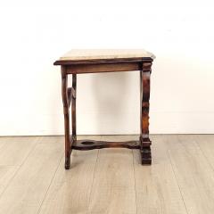Renaissance Revival Marble Top Side Table 1920s - 3346484