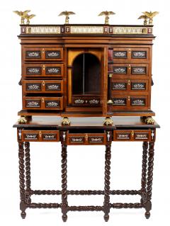 Renaissance Style Spanish Vargueno Cabinet On Stand - 1341323