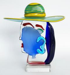 Renato Anatra Murano Glass Sculpture After Picasso by Renato Anatra Signed c1980 - 4353077