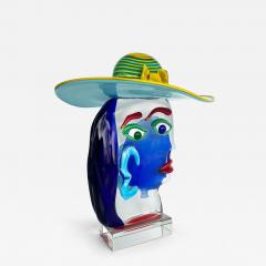 Renato Anatra Murano Glass Sculpture After Picasso by Renato Anatra Signed c1980 - 4355089