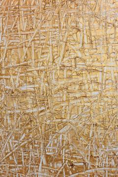 Renato Freitas Abstract Expressionist Oil on Canvas Gold Renato Freitas - 4692325