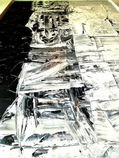 Renato Freitas American 21st Century Oil on Canvas Painting B W 3 Renato Freitas - 4617472