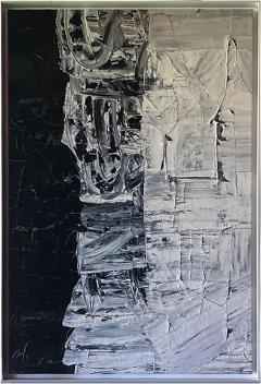 Renato Freitas American 21st Century Oil on Canvas Painting B W 3 Renato Freitas - 4618941