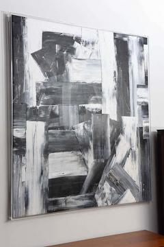 Renato Freitas Renato Freitas Original Oil on Canvas 2015 Black and White 3 - 4644623