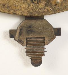 Renato Vanzelli Italian Brutalist Cast Bronze Wall Mirror by Renato Vanzelli Padova circa 1970 - 4783912