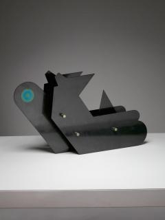 Renato Volpini Ufo Re Metal Sculpture by Renato Volpini for Plura Edizioni - 4724245