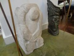 Rene Brancusi Mid Century Modern Abstract Granite Sculpture - 3649784