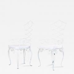 Rene Drouet French Bistro Chairs Mid 20th Century Pair - 3907817