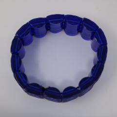 Rene Lalique Blue Glass Poussins Bracelet - 3682432