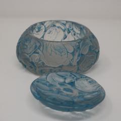 Rene Lalique Blue Stained Glass Dinard Box - 3172075