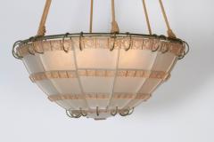 Rene Lalique Chandelier Bandes Des Roses  - 2520358