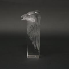 Rene Lalique Clear Glass Tete daigle Cachet - 2869628