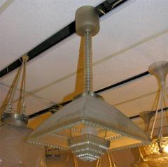 Rene Lalique French Art Deco Chandelier by Rene Lalique RAVENNE  - 1417503