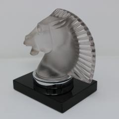 Rene Lalique Glass Longchamp B Horse Head Mascot - 2570860
