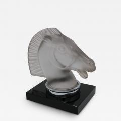 Rene Lalique Glass Longchamp B Horse Head Mascot - 2571868