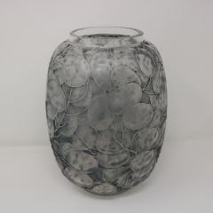 Rene Lalique Glass Monnaie du Pape Vase - 2953518