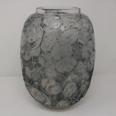 Rene Lalique Glass Monnaie du Pape Vase - 2953519