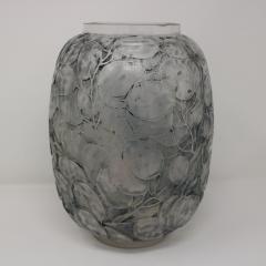 Rene Lalique Glass Monnaie du Pape Vase - 2953522