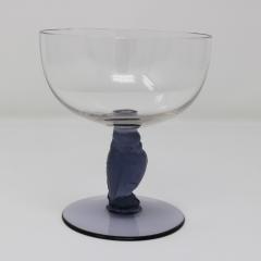 Rene Lalique Glass Rapace Champagne Glass - 2151216