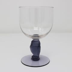 Rene Lalique Glass Rapace Drinking Glass - 2152597