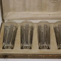 Rene Lalique Glass Shot Glasses Set of 6 Boxed - 4804910