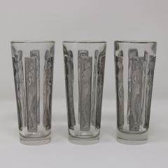 Rene Lalique Glass Shot Glasses Set of 6 Boxed - 4804916