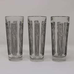 Rene Lalique Glass Shot Glasses Set of 6 Boxed - 4804917