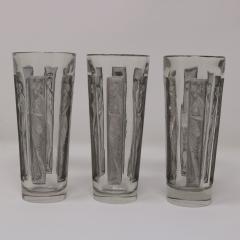 Rene Lalique Glass Shot Glasses Set of 6 Boxed - 4804919