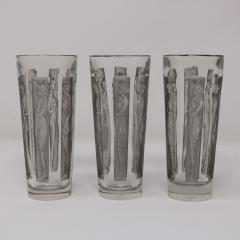 Rene Lalique Glass Shot Glasses Set of 6 Boxed - 4804920