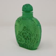 Rene Lalique Green Glass Le Jade Perfume Bottle - 3011473