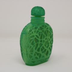 Rene Lalique Green Glass Le Jade Perfume Bottle - 3011475