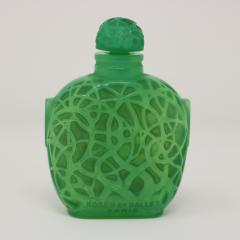 Rene Lalique Green Glass Le Jade Perfume Bottle - 3011476