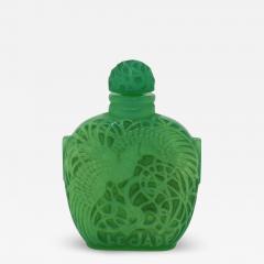 Rene Lalique Green Glass Le Jade Perfume Bottle - 3012858