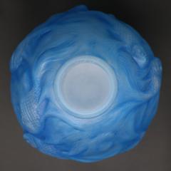 Rene Lalique Opalescent Glass Blue Stained Formose Vase - 4258998
