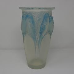 Rene Lalique Opalescent Glass Ceylan Vase - 2846534