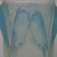 Rene Lalique Opalescent Glass Ceylan Vase - 2846539