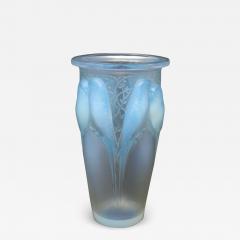 Rene Lalique Opalescent Glass Ceylan Vase - 2849146