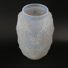 Rene Lalique Opalescent Glass Davos Vase - 2387004