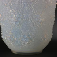 Rene Lalique Opalescent Glass Davos Vase - 2387011