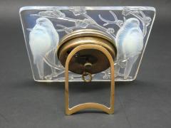 Rene Lalique Opalescent Glass Inseparables Clock - 4629484