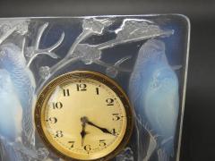 Rene Lalique Opalescent Glass Inseparables Clock - 4629486