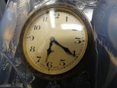 Rene Lalique Opalescent Glass Inseparables Clock - 4629487