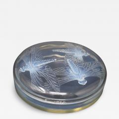 Rene Lalique Opalescent Glass Libellules Box - 4047991