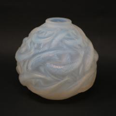 Rene Lalique Opalescent Glass Oleron Vase - 2245038