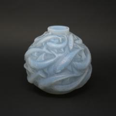 Rene Lalique Opalescent Glass Oleron Vase - 3929767