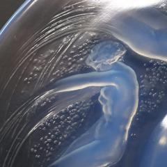 Rene Lalique Opalescent Glass Ondines Plate - 4341364