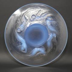 Rene Lalique Opalescent Glass Ondines Plate - 4341366