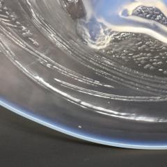 Rene Lalique Opalescent Glass Ondines Plate - 4341369